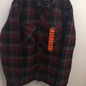 B.C. Clothing Men’s Quilted Flannel Shirt